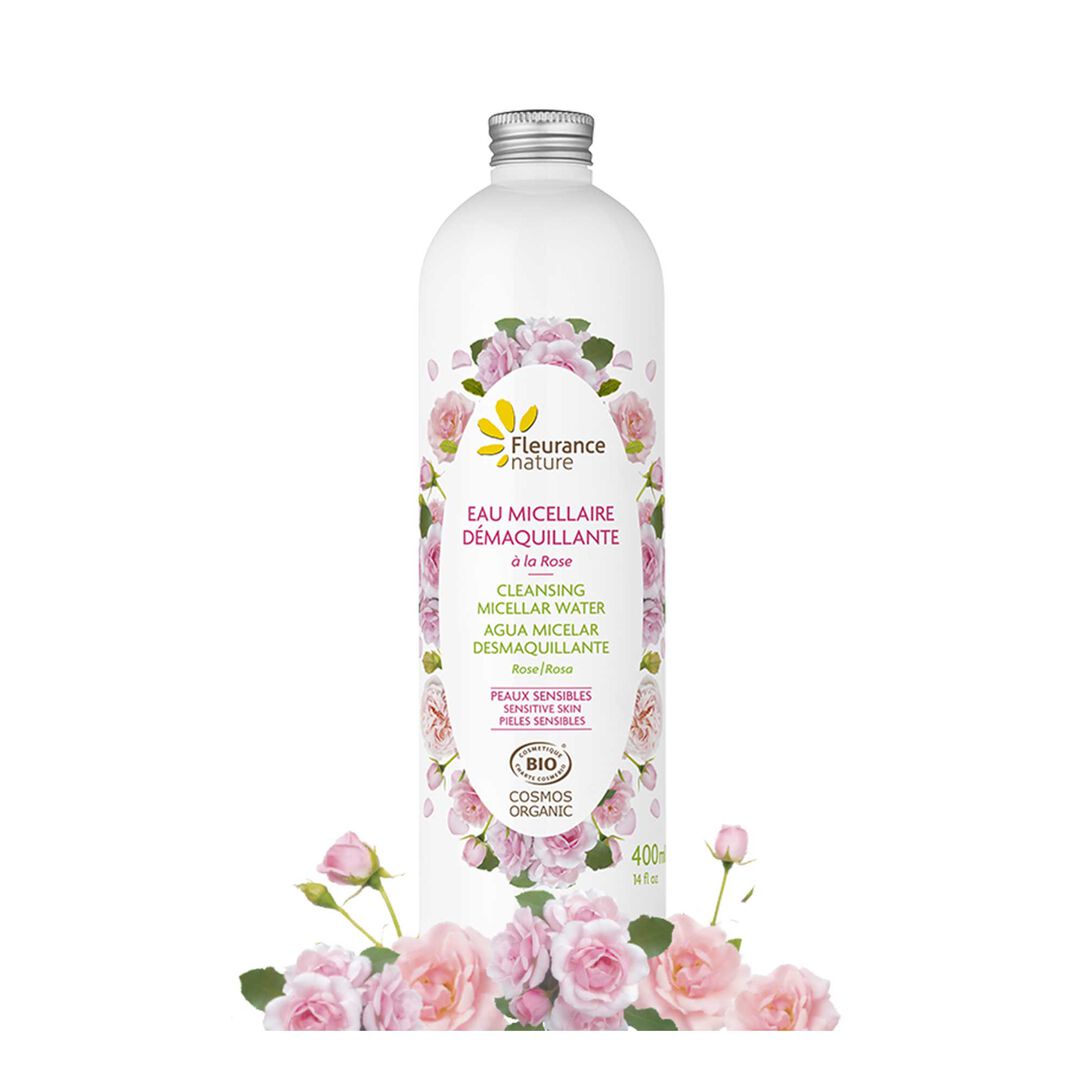 fleurance nature Eau micellaire démaquillante à la Rose 400ml