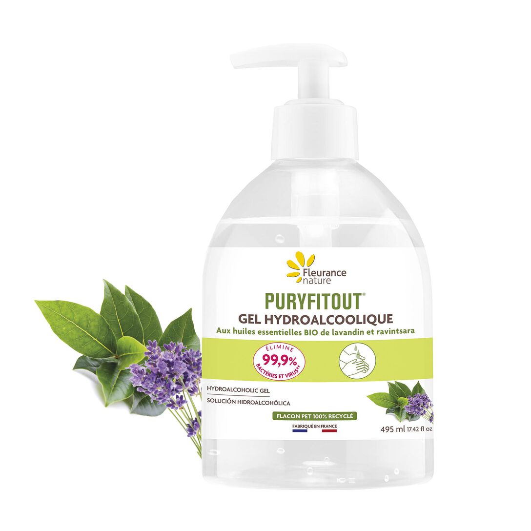 fleurance nature Gel hydroalcoolique Puryfitout® 495ml