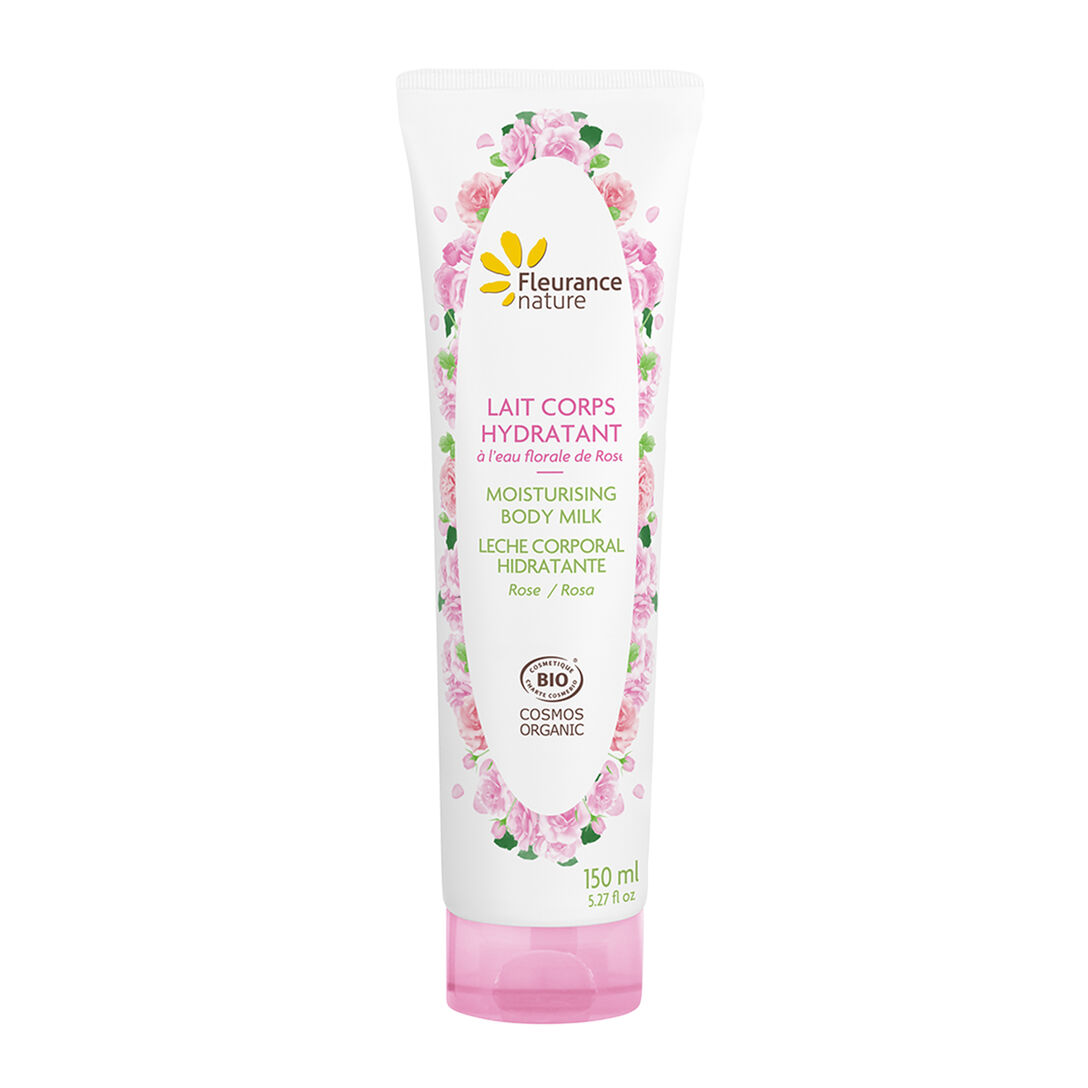 fleurance nature Lait corps hydratant à l'eau florale de Rose 150 ml