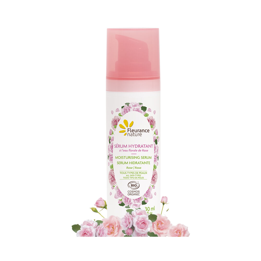fleurance nature Sérum hydratant à l'eau florale de Rose