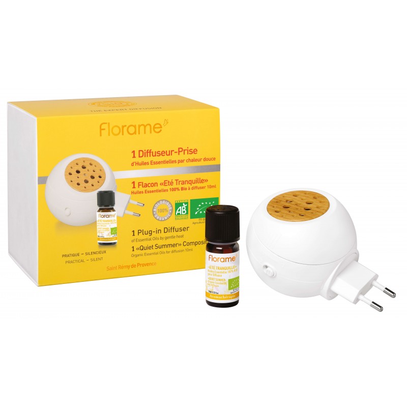 florame Coffret Diffuseur Prise d'Huiles Essentielles