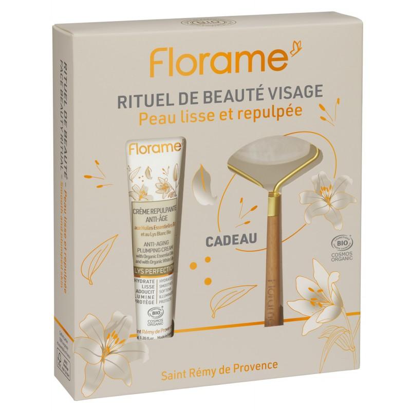 florame Coffret Rituel de Beauté Visage Peau Lisse et Repulpée