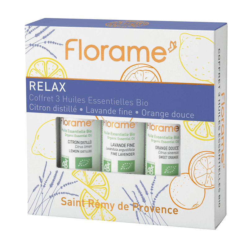 florame Coffret d'Huiles Essentielles Bio Relax