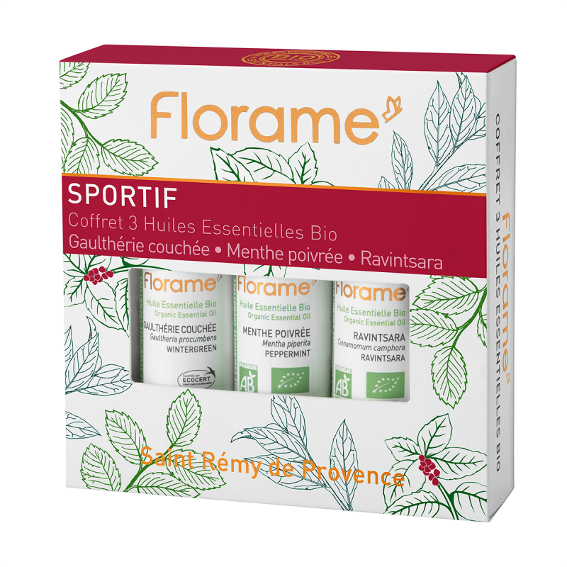 florame Coffret d'Huiles Essentielles Bio Sportif