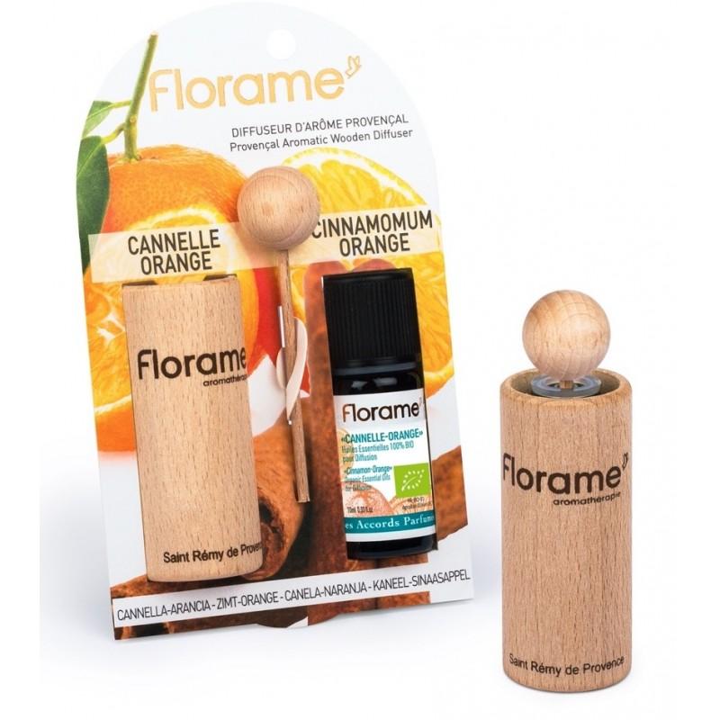 florame Diffuseur d'arôme + 1HE Cannelle-Orange