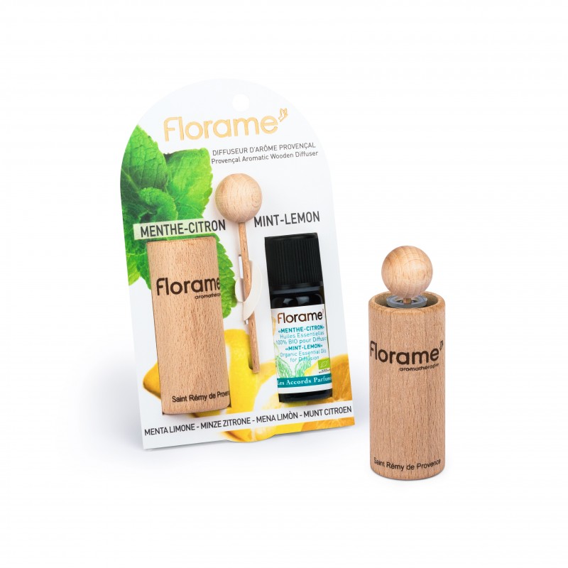 florame Diffuseur d'arôme + 1HE Menthe-Citron
