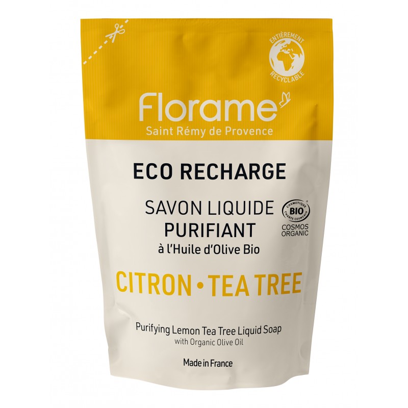 florame Eco Recharge Savon Liquide Citron - Tea Tree