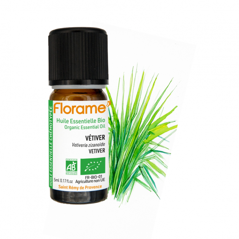 florame Huile Essentielle de Vétiver Biologique
