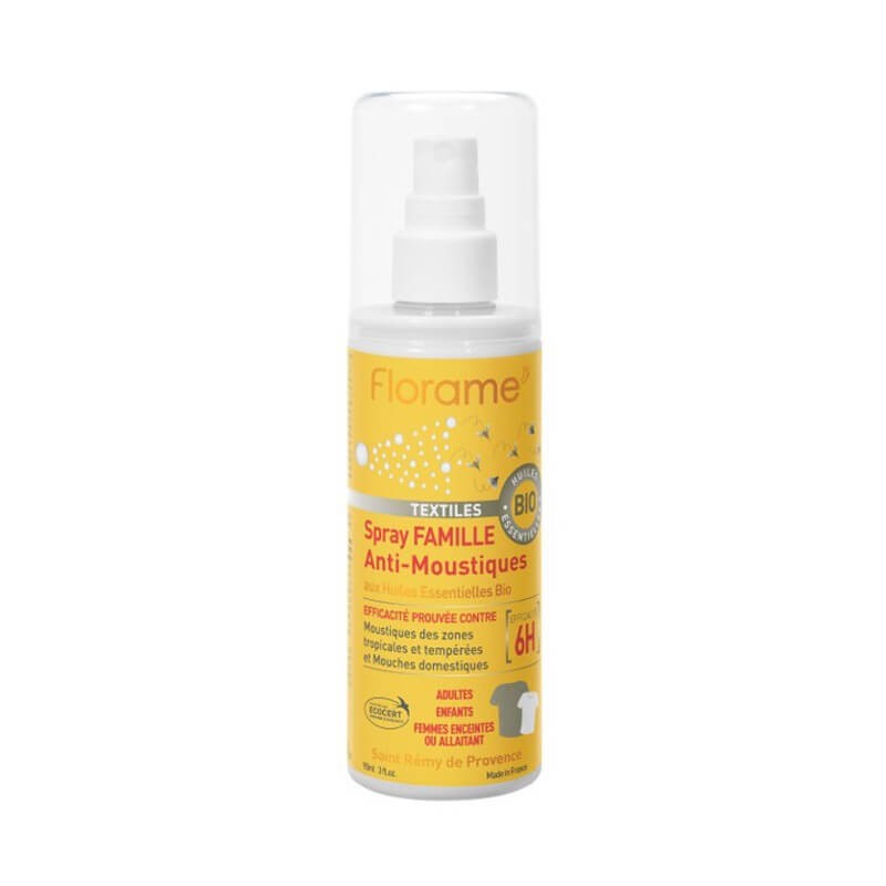 florame Spray Famille Anti-Moustiques Textiles