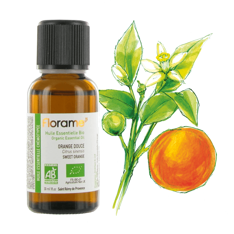 florame Huile Essentielle d'Orange Douce Zeste (expressée) Biologique
