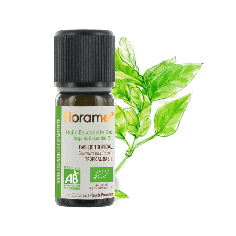 florame Huile Essentielle de Basilic Tropical Biologique