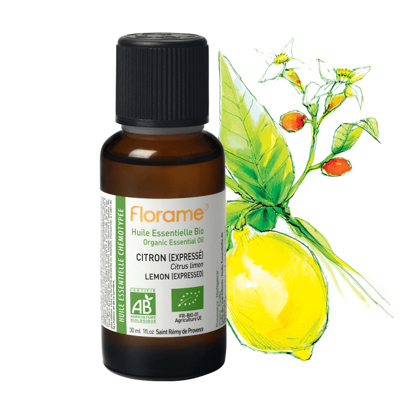 florame Huile Essentielle de Citron Zeste (expressé) Biologique