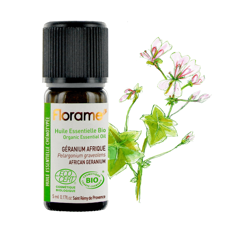 florame Huile Essentielle de Géranium Afrique Biologique