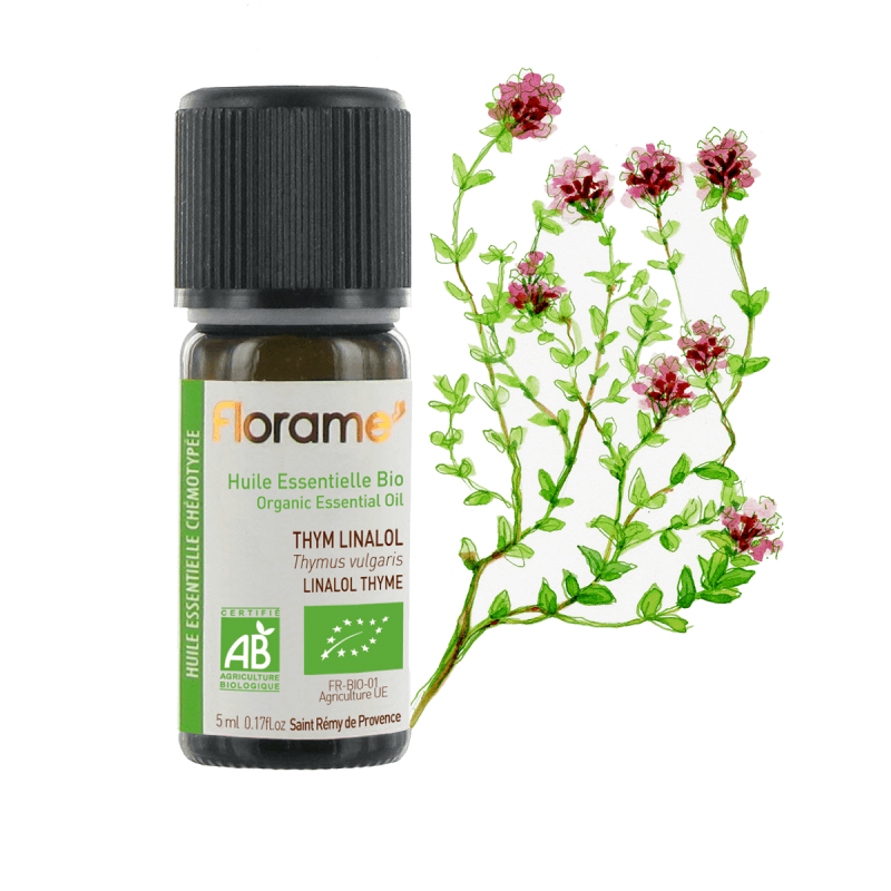 florame Huile Essentielle de Thym Doux à Linalol Biologique