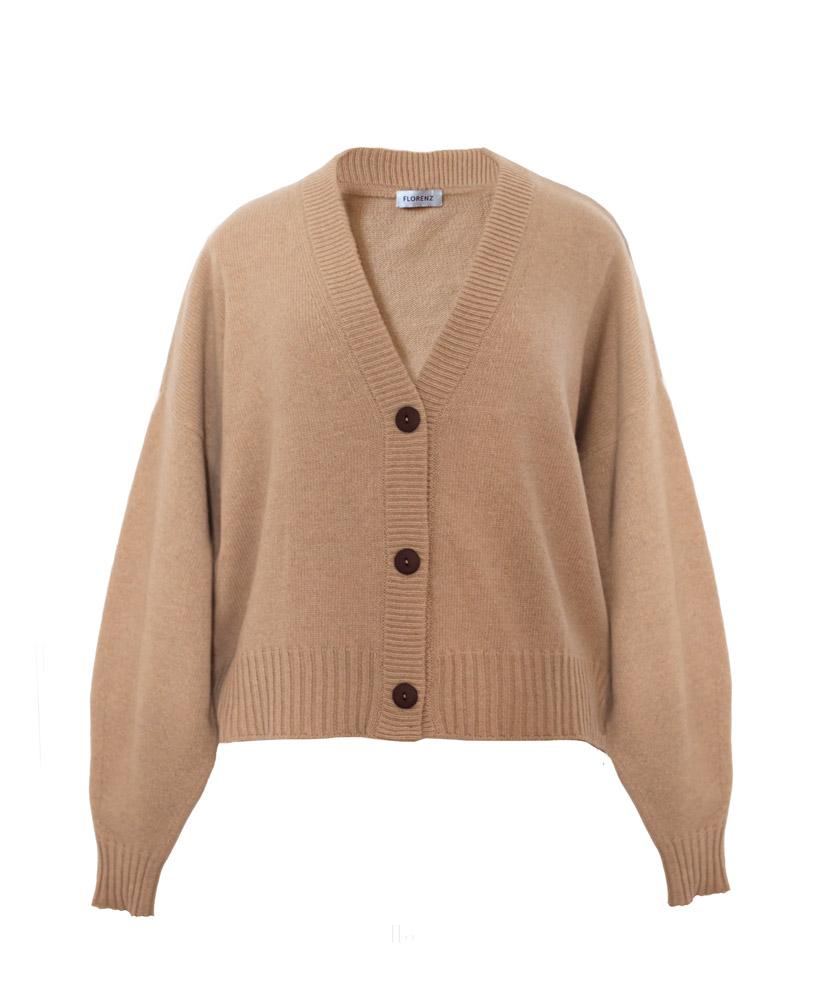 Florenz Cardigan Cachemire Lina Camel