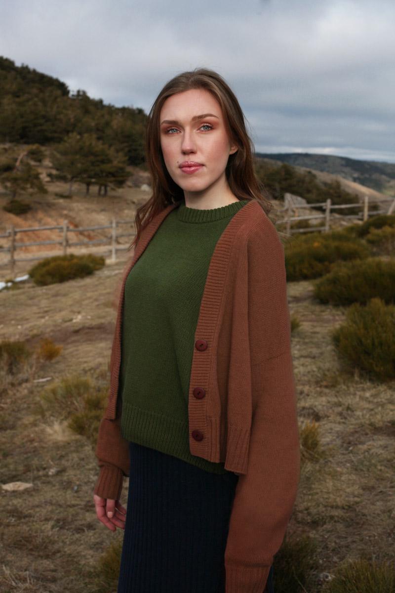 Florenz Gilet Cachemire Lina Noisette