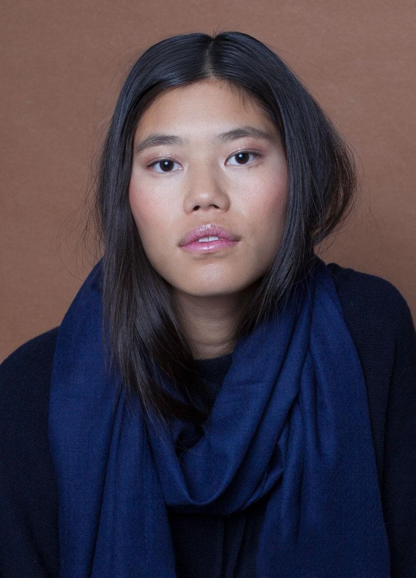 florenz Pashmina Cachemire Marine