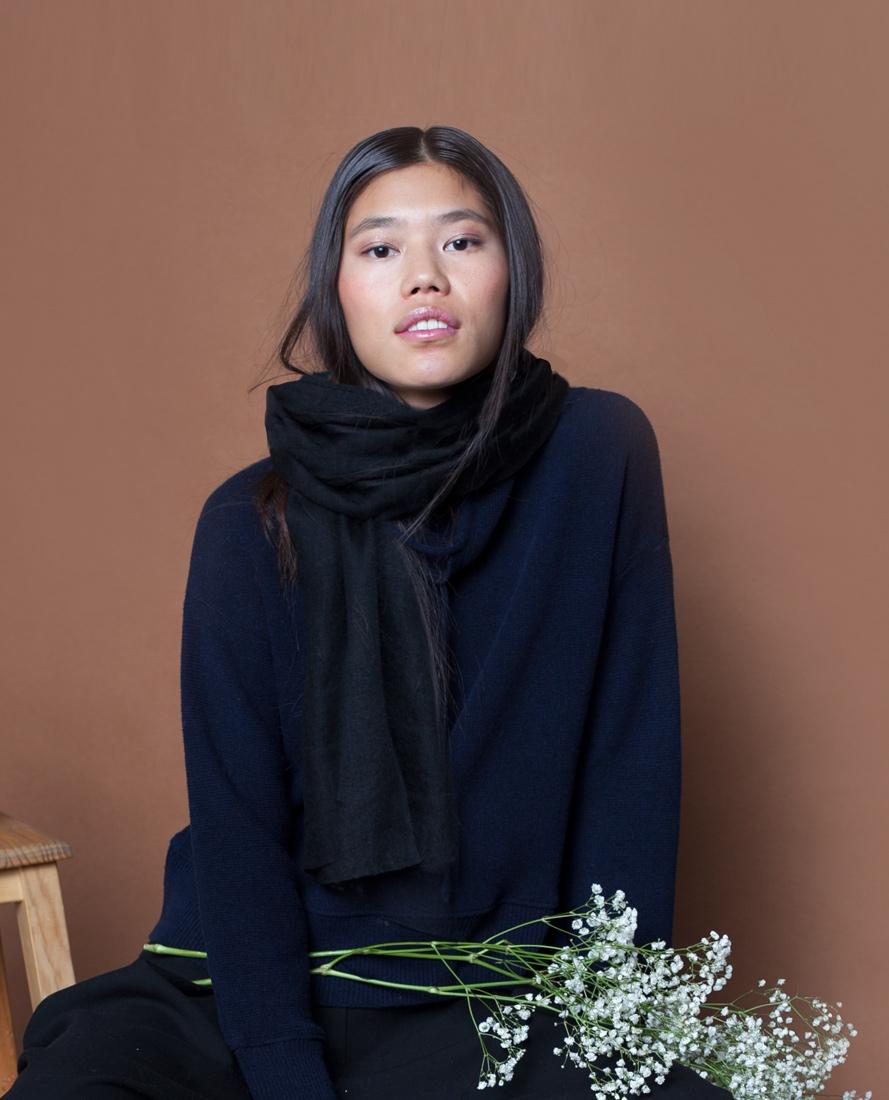 florenz Pashmina Cachemire Noir