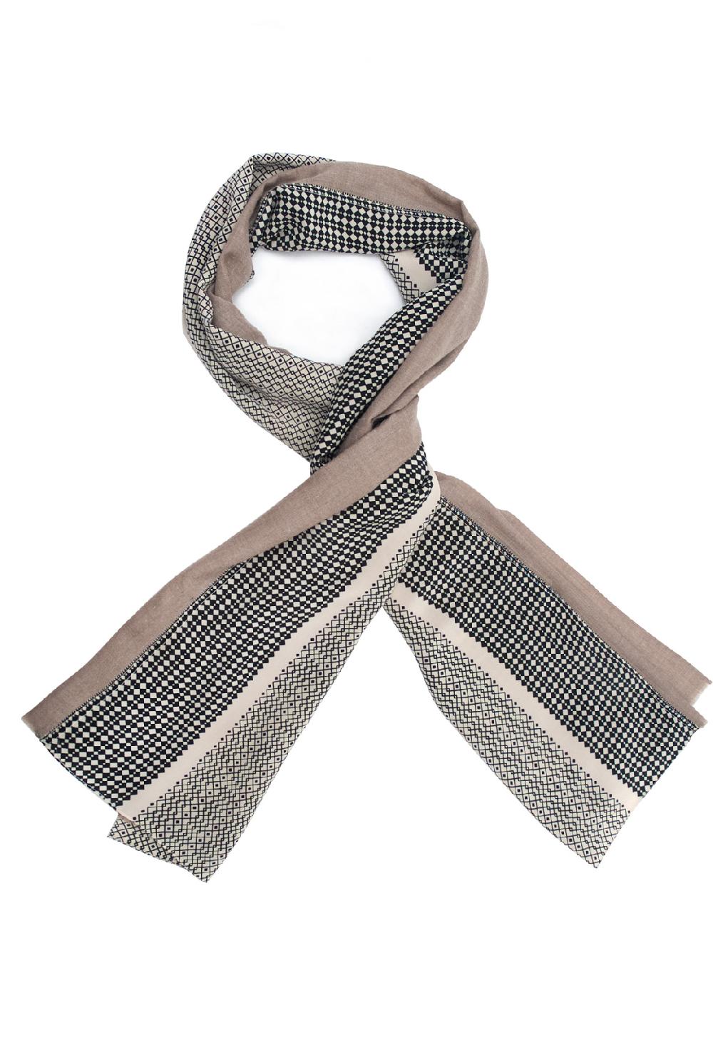 Florenz Pashmina Cachemire & Soie Najda Naturel