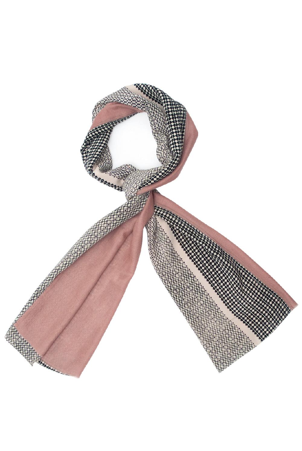 Florenz Pashmina Cachemire & Soie Najda Rose