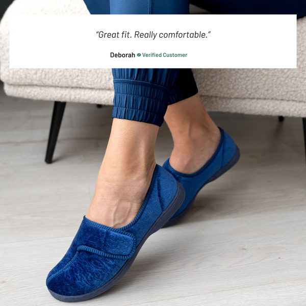 Foamtreads Chaussons Jewel 2 Bleu Marine Pour Femmes