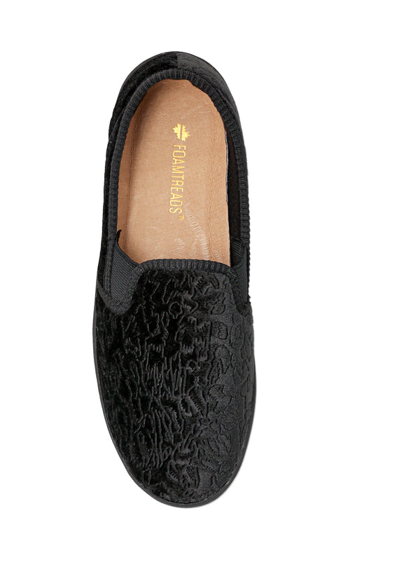 Foamtreads Pantoufle Debbie 2 Noire Pour Femmes