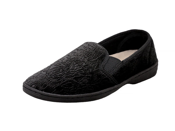 foamtreads Pantoufle Debbie 2 noire pour femmes