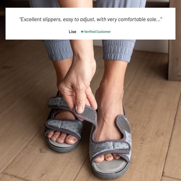 Foamtreads Pantoufle Debbien 2 Grise Pour Femmes