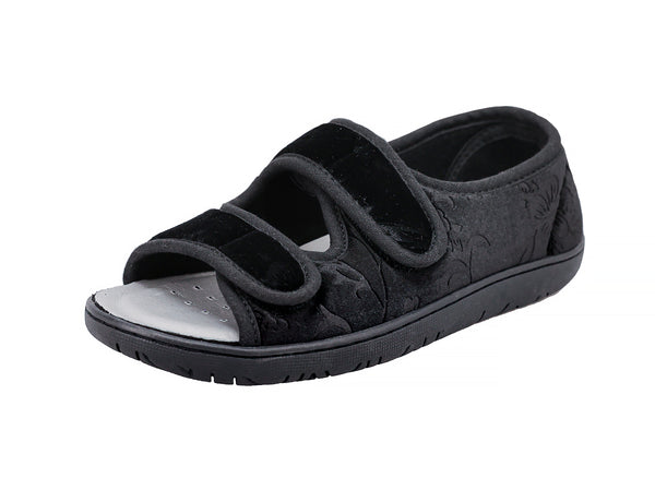 foamtreads Pantoufle Debbien 2 noire pour femmes