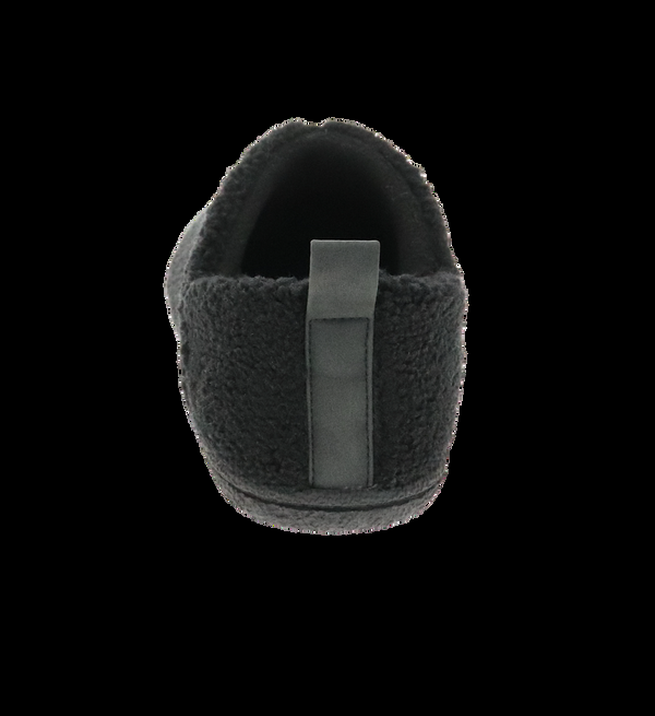 Foamtreads Pantoufle Noire En Peluche Pour Femmes