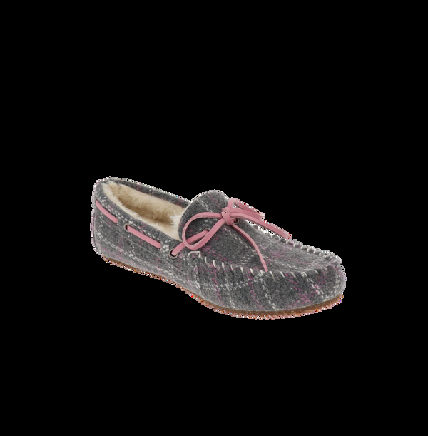 Foamtreads Pantoufle à Carreaux Gris Arizona Pour Femmes