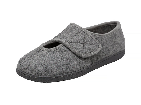 foamtreads Pantoufle Kendale L2 en feutre gris pour femmes