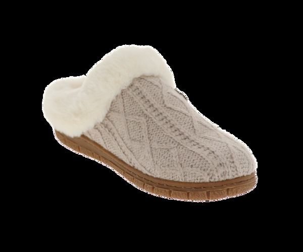 Foamtreads Pantoufle Loom En Tricot Beige Pour Femmes