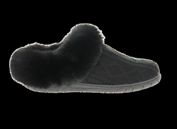 Foamtreads Pantoufle Loom En Tricot Noir Pour Femmes