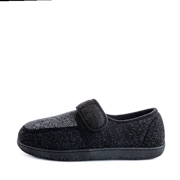 Foamtreads Pantoufle Morgan 2 En Laine Noire Pour Hommes