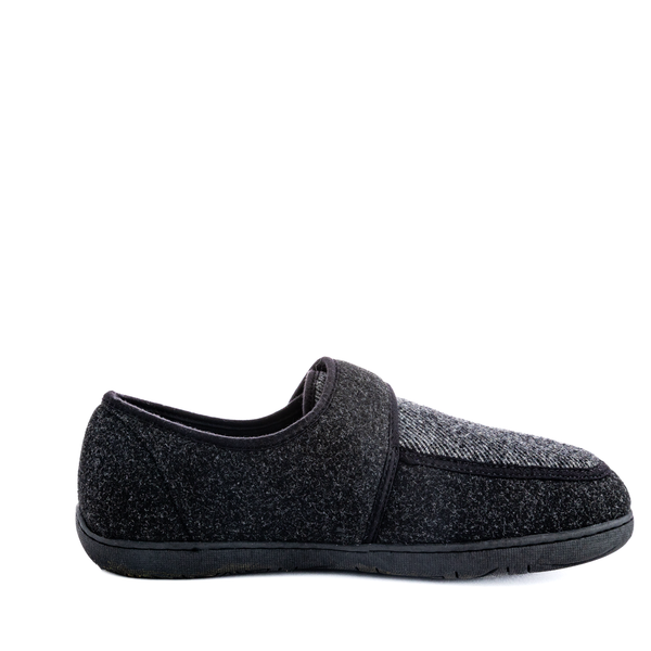 Foamtreads Pantoufle Morgan 2 En Laine Noire Pour Hommes