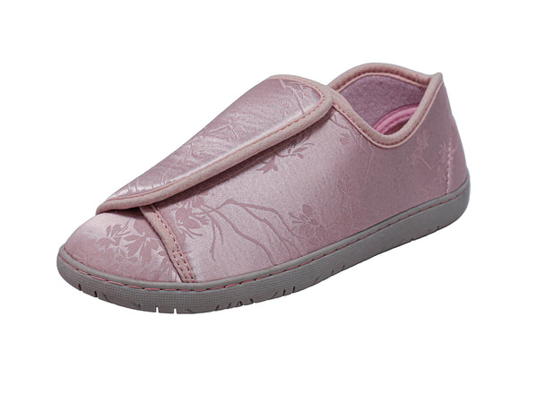 foamtreads Pantoufle Nurse 2 Dusty Rose en satin pour femmes