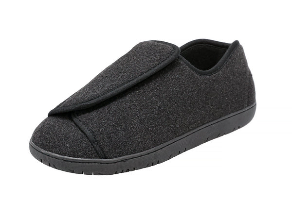 foamtreads Pantoufle Nurse 2 en laine noire pour femmes