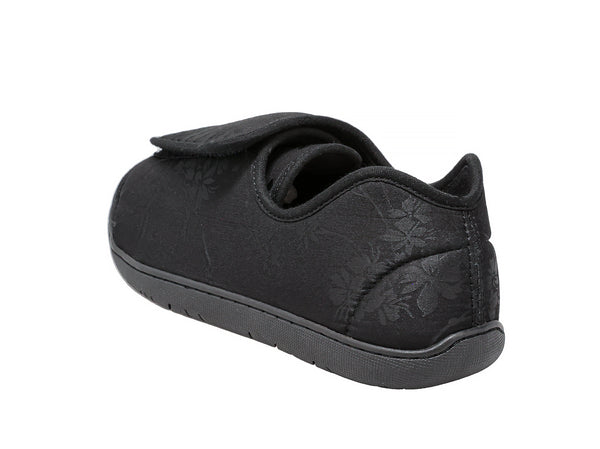 Foamtreads Pantoufle Nurse 2 En Satin Noir Pour Femmes