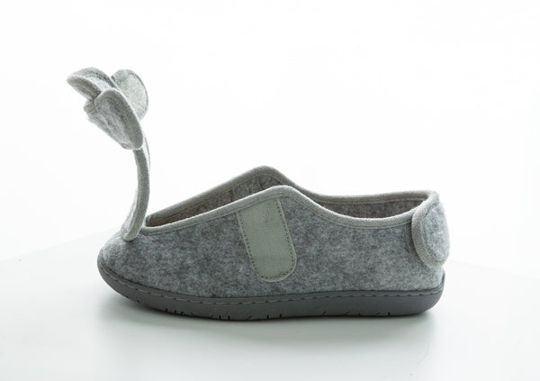 Foamtreads Pantoufle Physician L2 En Feutre Gris Pour Femmes