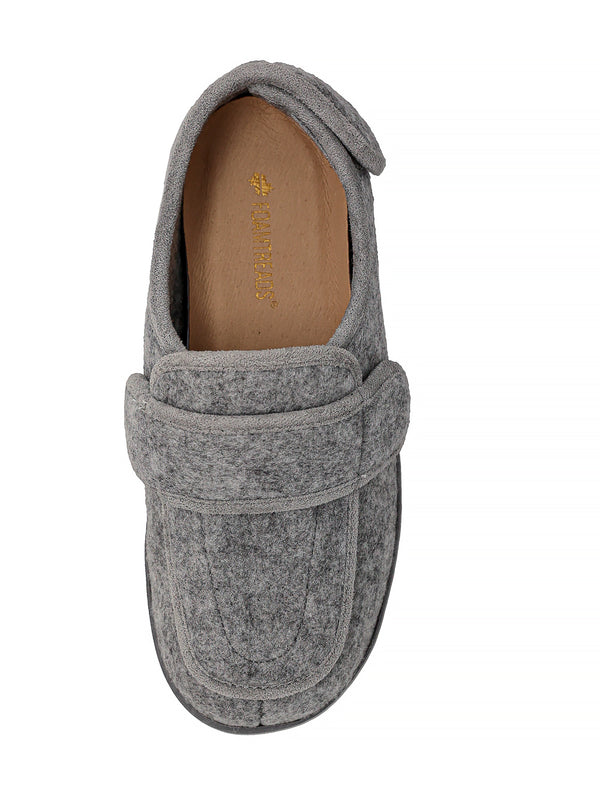 Foamtreads Pantoufle Physician L2 En Feutre Gris Pour Femmes