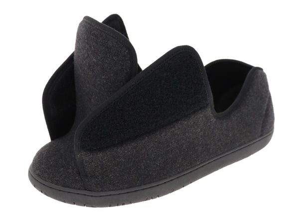 Foamtreads Pantoufle Pour Hommes En Laine Noire Doctor 2