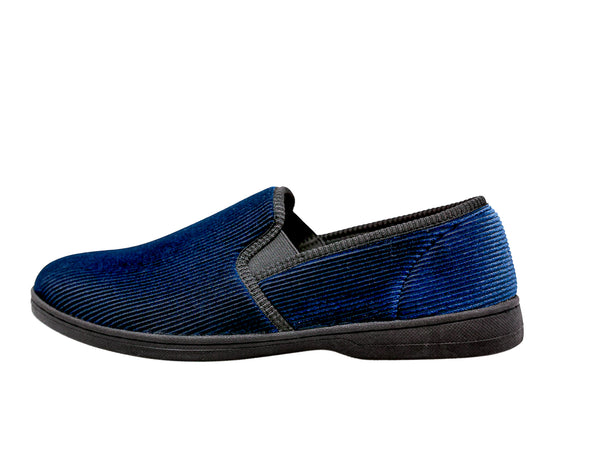 Foamtreads Pantoufle Regal 2 Bleu Marine Pour Hommes