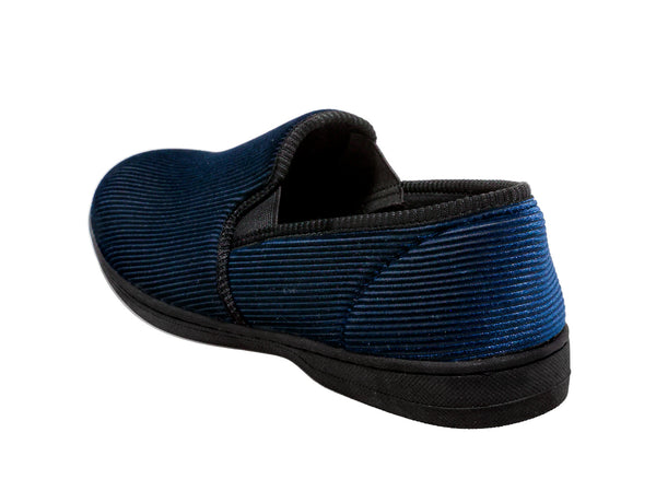 Foamtreads Pantoufle Regal 2 Bleu Marine Pour Hommes