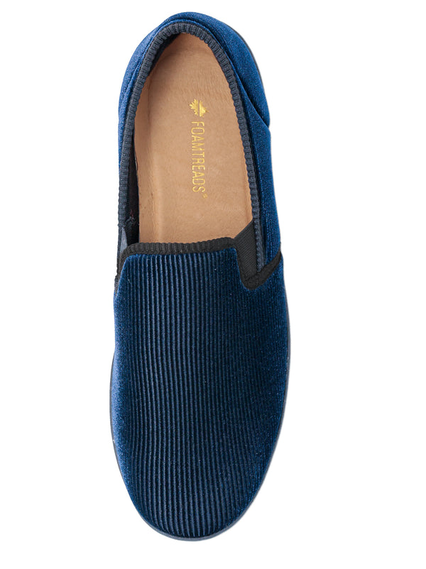 Foamtreads Pantoufle Regal 2 Bleu Marine Pour Hommes