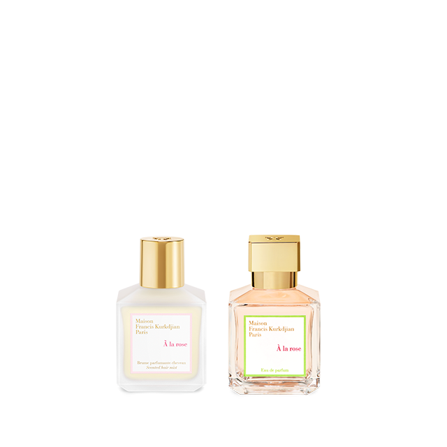 francis kurkdjian À la rose Duo Brume parfumante cheveux et Eau de parfum