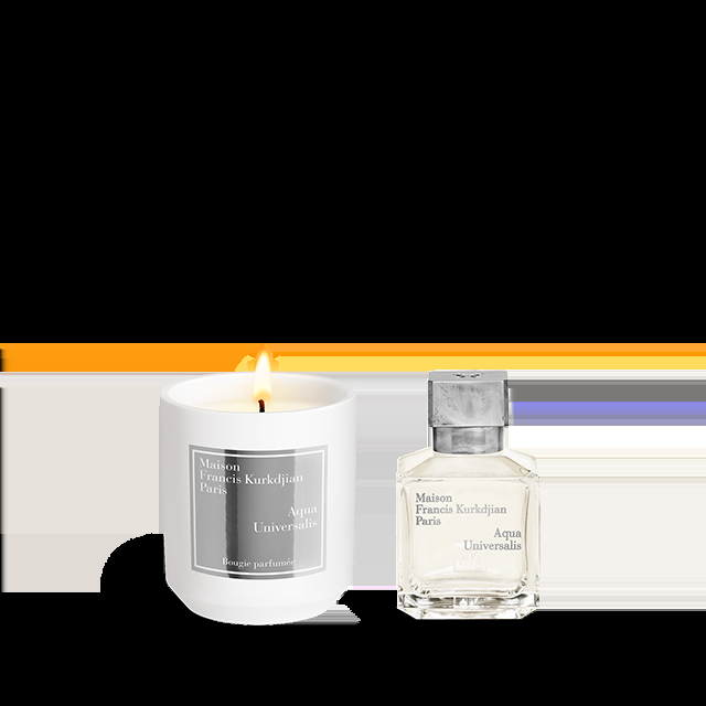 francis kurkdjian AquaUniversalis Duo Bougie parfumée et Eau de toilette