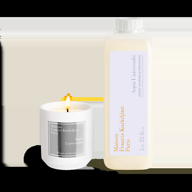 francis kurkdjian AquaUniversalis Duo Bougie parfumée et Lessive universelle