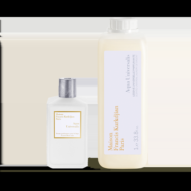 francis kurkdjian AquaUniversalis Duo Brume parfumante pour le linge et Lessive parfumante