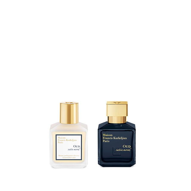 francis kurkdjian OUD satin mood Duo Brume parfumante cheveux et Eau de parfum